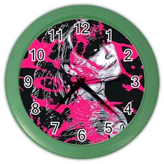 Shaman Number Two Color Wall Clock by MRNStudios