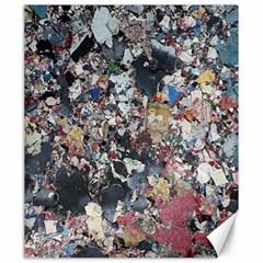 Multicolored Debris Texture Print Canvas 20  X 24  by dflcprintsclothing