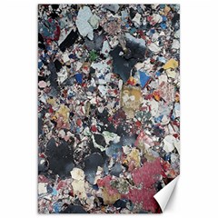 Multicolored Debris Texture Print Canvas 20  X 30  by dflcprintsclothing