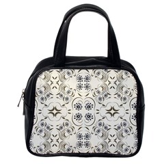 Folk Flowers Print Floral Pattern Ethnic Art Classic Handbag (one Side) by Eskimos