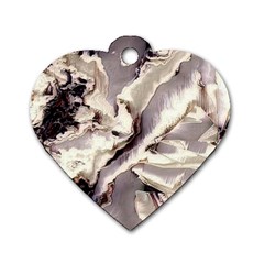 Abstract Wannabe Two Dog Tag Heart (two Sides) by MRNStudios