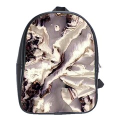 Abstract Wannabe Two School Bag (xl) by MRNStudios