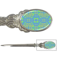 Floral Folk Damask Pattern Fantasy Flowers  Letter Opener by Eskimos