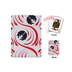 Folk flowers print Floral pattern Ethnic art Playing Cards Single Design (Mini)