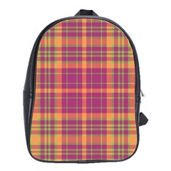 Tartan 9 School Bag (large) by tartantotartanspink2