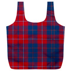 Galloway Red Modern Tartan Full Print Recycle Bag (xxl) by tartantotartansred2