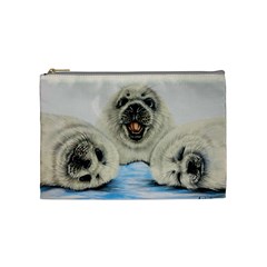 Seals  Cosmetic Bag (medium) by ArtByThree