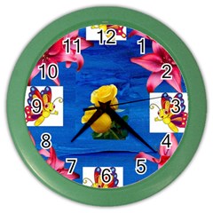 Backgrounderaser 20220425 173842383 Color Wall Clock by marthatravis1968