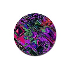 Neon Aquarium Magnet 3  (round) by MRNStudios