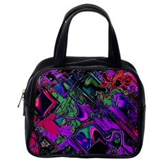 Neon Aquarium Classic Handbag (one Side) by MRNStudios