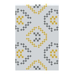 Abstract Pattern Geometric Backgrounds   Shower Curtain 48  X 72  (small)  by Eskimos