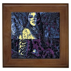 Glitch Witch Ii Framed Tile by MRNStudios