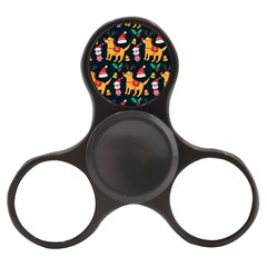 Funny Christmas Pattern Background Finger Spinner