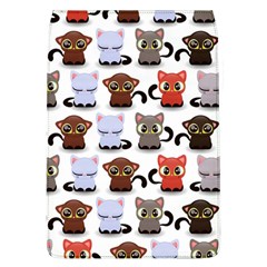 Seamless Pattern With Cute Little Kittens Various Color Removable Flap Cover (l) by Jancukart