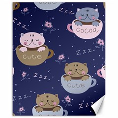 Cute Kittens Sleep Sweetly Mugs Canvas 16  X 20  by Jancukart