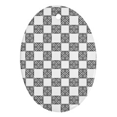 Seamless Tile Derivative Pattern Ornament (oval)