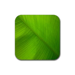 Banana Leaf Rubber Coaster (square)