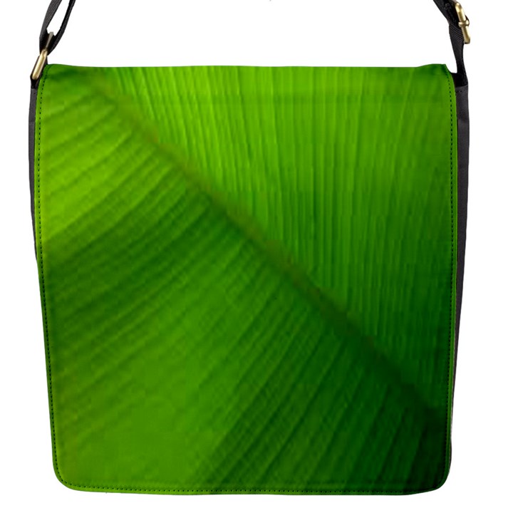 Banana Leaf Flap Closure Messenger Bag (S)