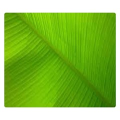 Banana Leaf Double Sided Flano Blanket (small)  by artworkshop