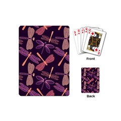 Dragonfly-pattern-design Playing Cards Single Design (mini) by Jancukart