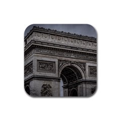 Triumph Arch, Paris, France016 Rubber Square Coaster (4 Pack) by dflcprintsclothing