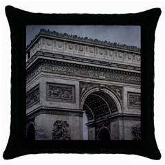 Triumph Arch, Paris, France016 Throw Pillow Case (black) by dflcprintsclothing
