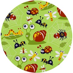 Little-animals-cartoon Uv Print Round Tile Coaster by Jancukart