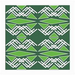 Abstract Pattern Geometric Backgrounds  Medium Glasses Cloth (2 Sides) by Eskimos