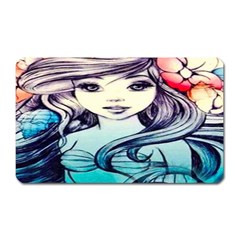 Beautifull Ariel Little Mermaid  Painting Magnet (rectangular) by artworkshop