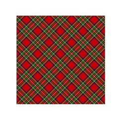 Royal Stewart Tartan Square Satin Scarf (30  X 30 ) by sifis