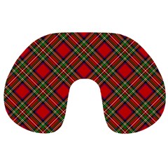 Royal Stewart Tartan Travel Neck Pillow by sifis