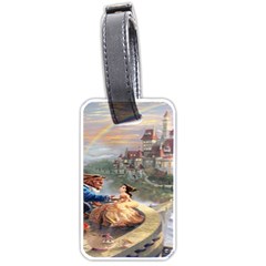 Beauty And The Beast Castle Luggage Tag (one Side) by artworkshop