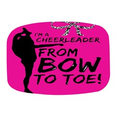 Bow To Toe Cheer Mini Square Pill Box by artworkshop