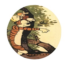 Calvin And Hobbes Mini Round Pill Box (pack Of 3) by artworkshop