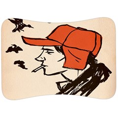 Catcher In The Rye Velour Seat Head Rest Cushion by artworkshop