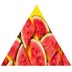 Watermelon Wooden Puzzle Triangle by artworkshop