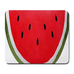 Watermelon Pillow Fluffy Large Mousepads by artworkshop