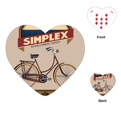 Simplex Bike 001 Design By Trijava Playing Cards Single Design (heart) by nate14shop