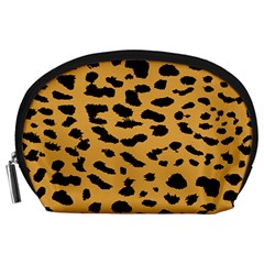 Animal Print - Leopard Jaguar Dots Accessory Pouch (large) by ConteMonfrey