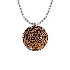 Leopard Jaguar Dots 1  Button Necklace by ConteMonfrey