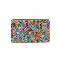 Floral Flowers Cosmetic Bag (small)