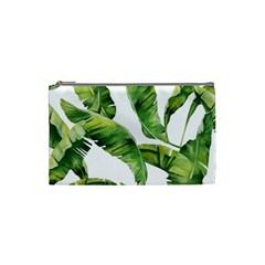 Sheets Tropical Plant Palm Summer Exotic Cosmetic Bag (small)