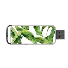 Sheets Tropical Plant Palm Summer Exotic Portable Usb Flash (one Side) by artworkshop