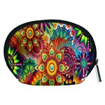 Mandalas Colorful Abstract Ornamental Accessory Pouch (Medium) Back