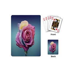 Rose Flower Love Romance Beautiful Playing Cards Single Design (mini) by artworkshop