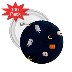 Halloween 2 25  Buttons (100 Pack)  by nate14shop