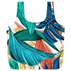 Leaves Tropical Exotic Full Print Recycle Bag (xxl) by artworkshop