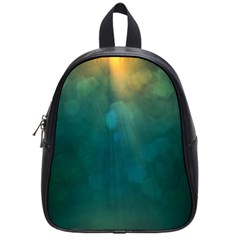 Background Green School Bag (small) by nate14shop