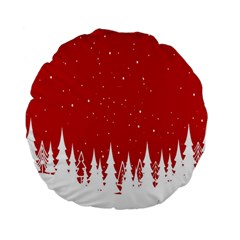 Merry Cristmas,royalty Standard 15  Premium Flano Round Cushions by nate14shop