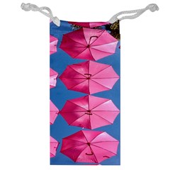 Pink Umbrella Jewelry Bag
